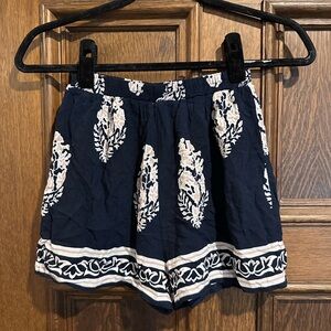 Women's Navy loose Shorts